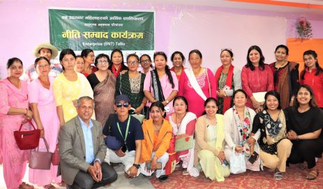 Policy dialogue :Forum for discussion between the rural women entrepreneurs, policymakers and policy implementers