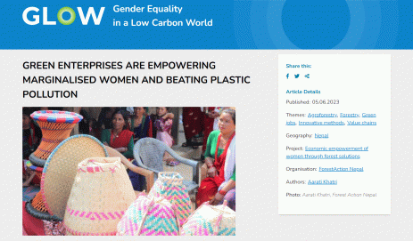 Green enterprises are empowering marginalised women and beating plastic pollution