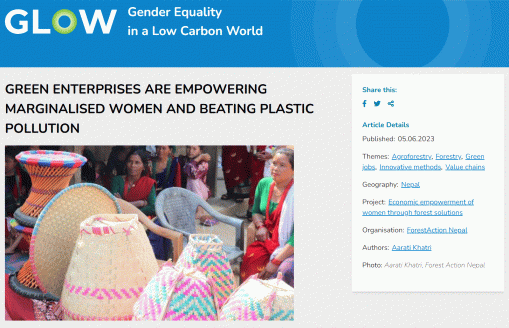 Green enterprises are empowering marginalised women and beating plastic pollution