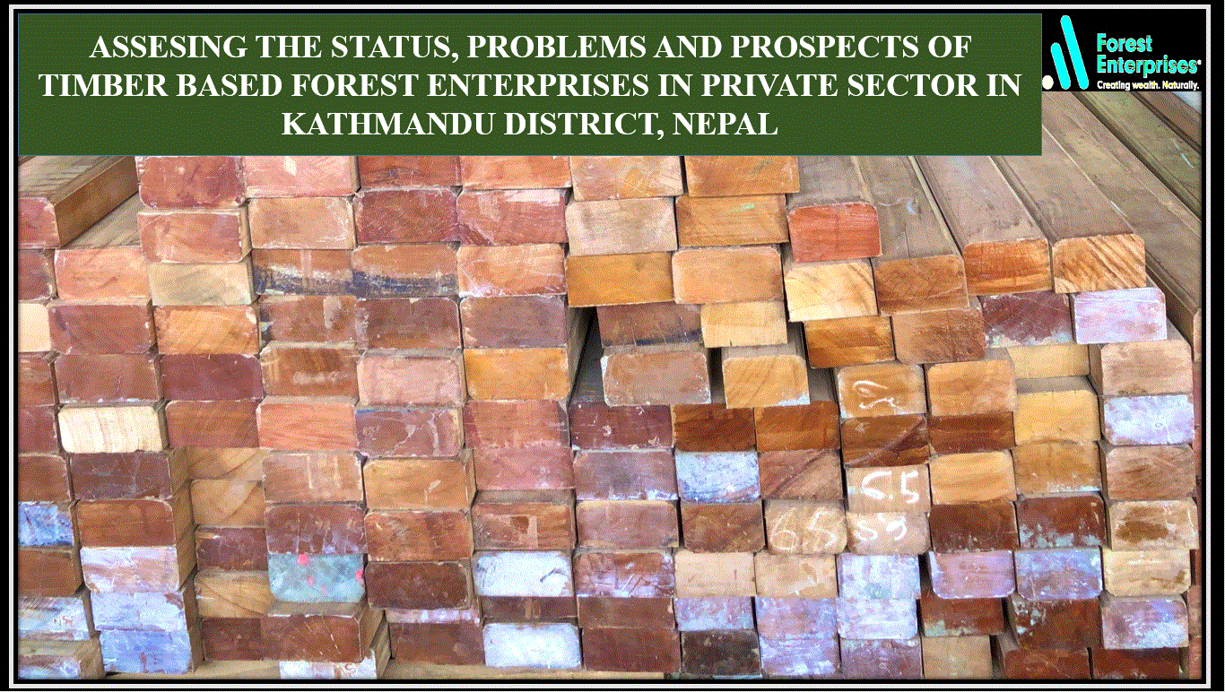 You are currently viewing Assessing the status, problems and prospects of timber-based forest enterprises in the private sector in Kathmandu district, Nepal