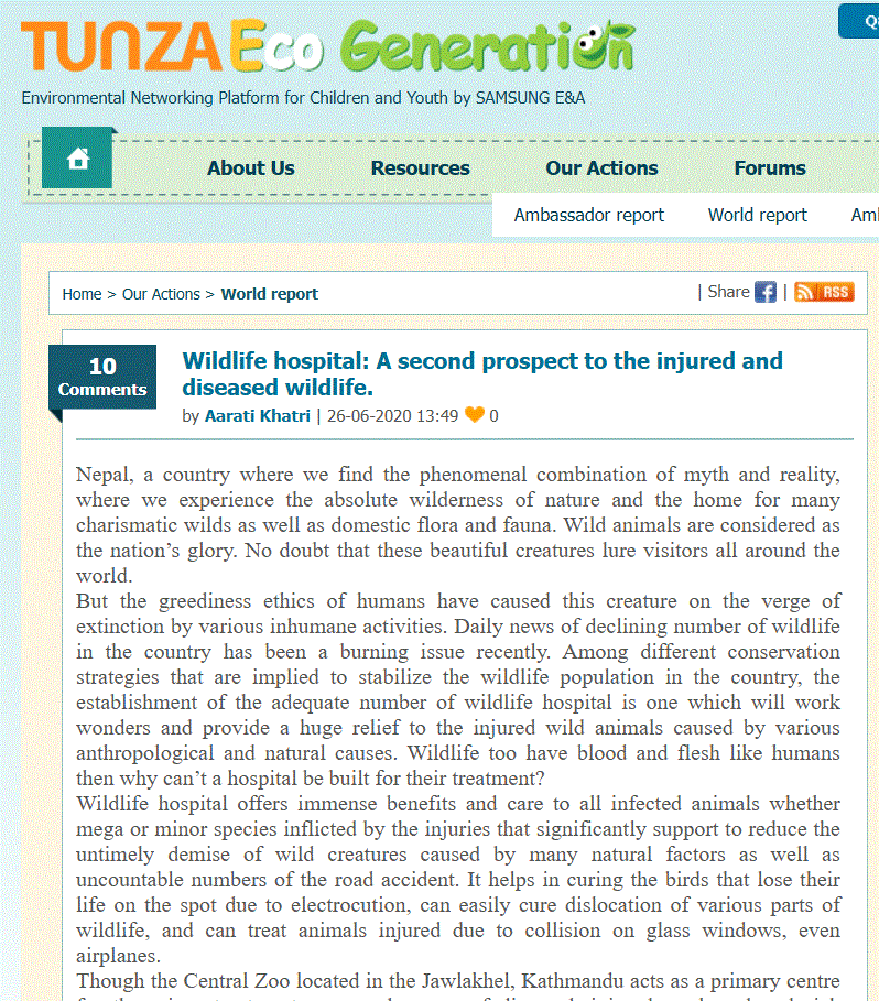 You are currently viewing Wildlife hospital: A second prospect to the injured and diseased wildlife.