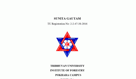 Impacts of Covid-19 on Timber-Based Enterprises: A Case Study from Pokhara Metropolitan City