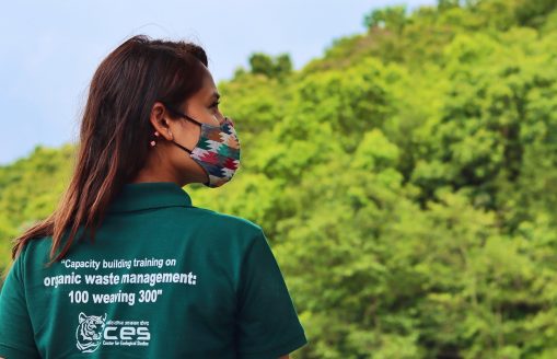 Capacity building training on organic waste management for methane emission reduction: 100 participants weaving 300 in the Nagarjun communities of Kathmandu district, Nepal.